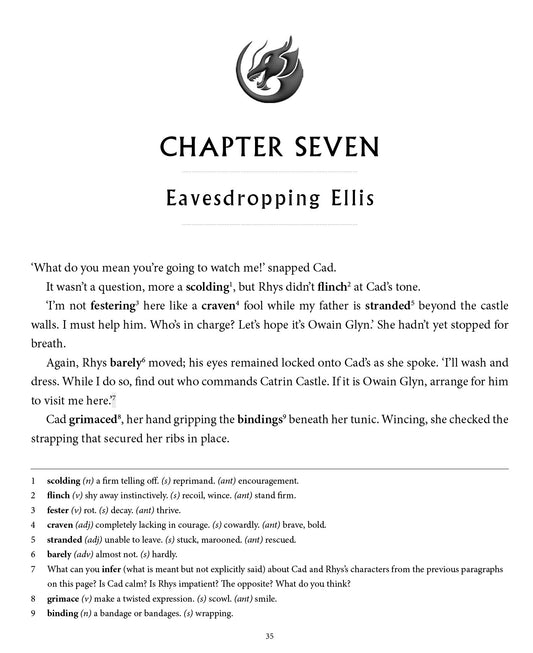 look inside The Cadwaladr Chronicles – Siege 11+ Vocabulary (Book Three)