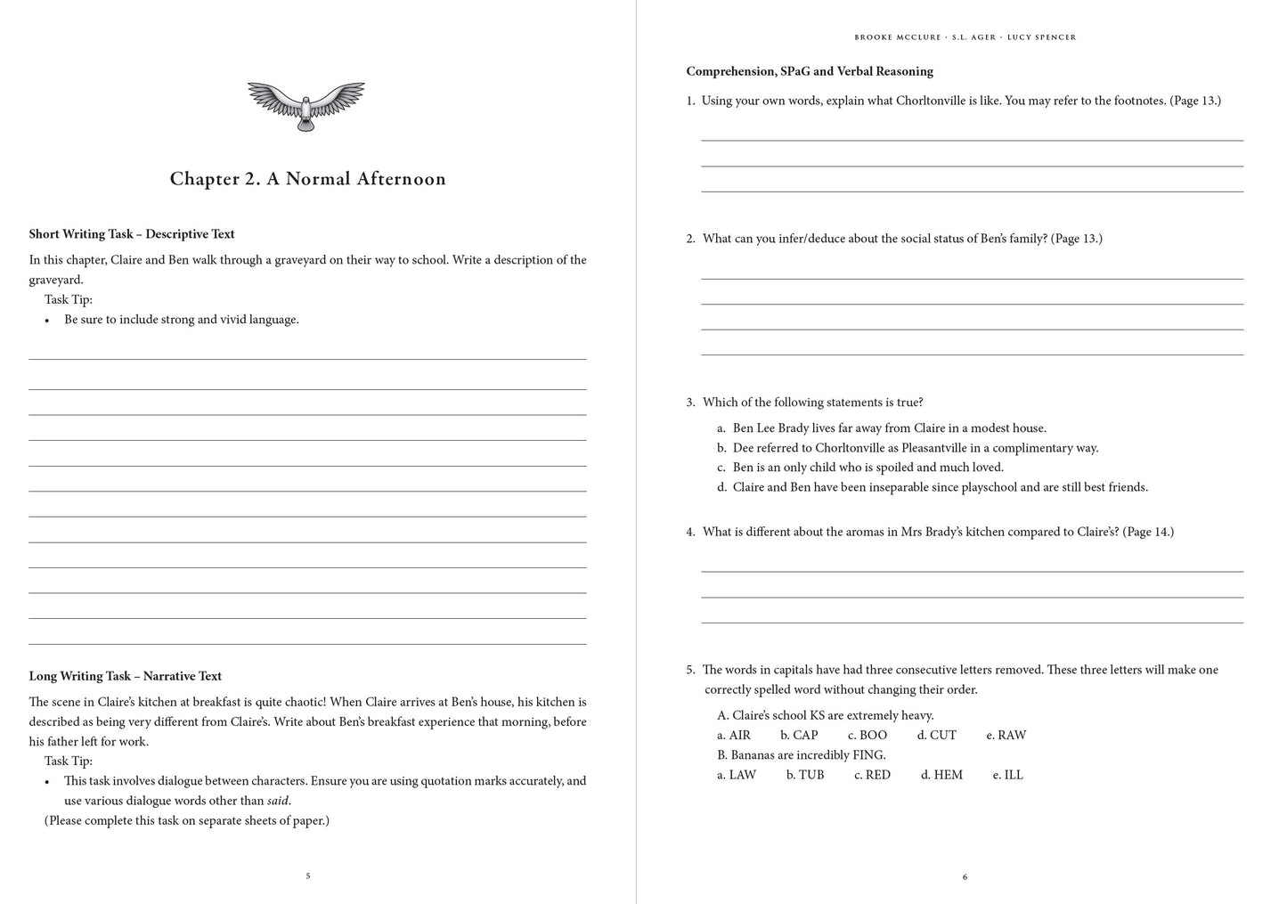 look inside The Cadwaladr Quests (Book 1: Tangled Time): 11+ Vocabulary, Comprehension and Creative Writing Workbook