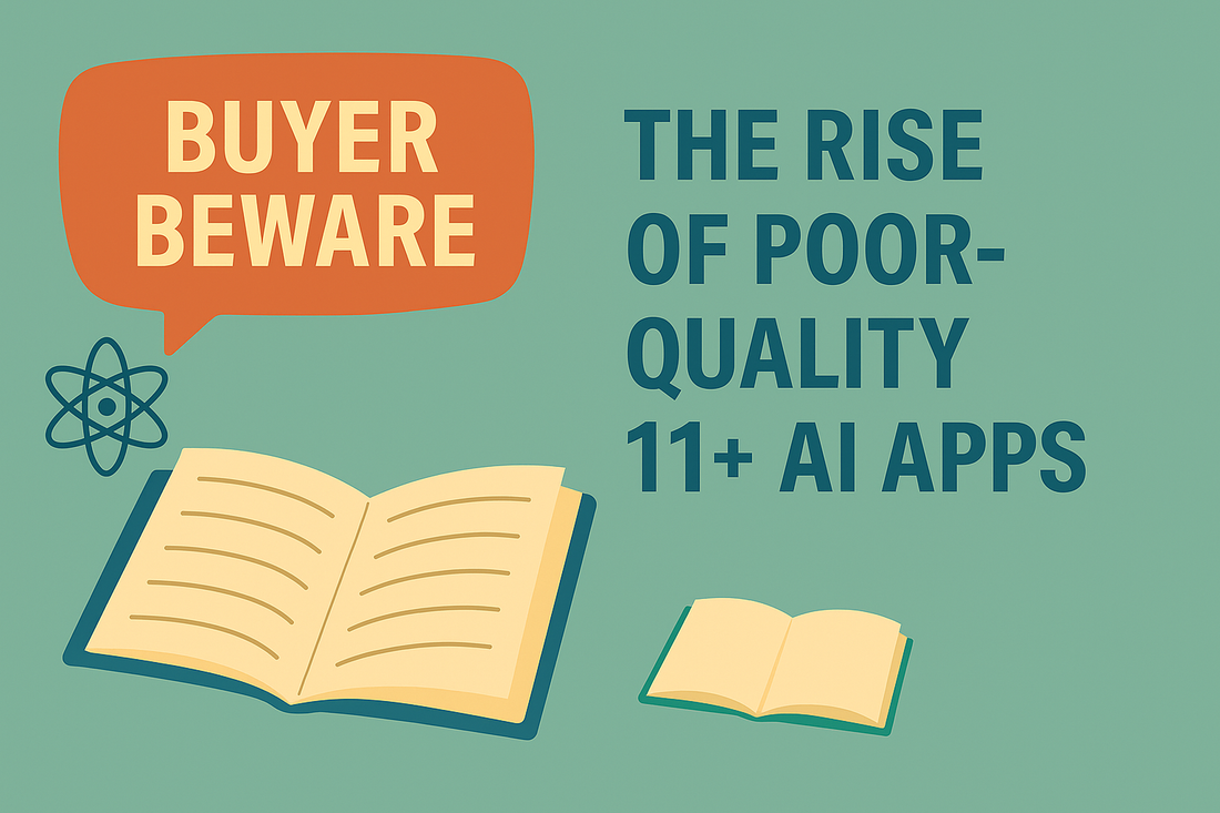 11+ Blog Graphic Buyer Beware Poor AI 11+ Apps