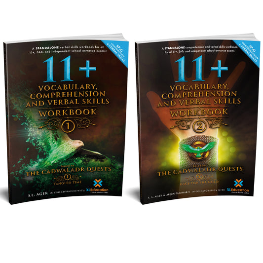 11+ Vocabulary, Comprehension, SPaG and Verbal Skills Standalone Workbooks Bundle (Year four or five)