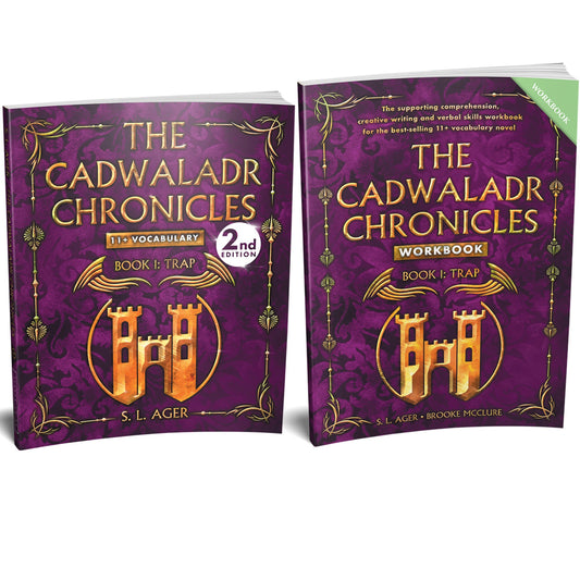 The Cadwaladr Chronicles: Trap 11+ Vocabulary Novel and Supporting Workbook 2-Book Bundle 