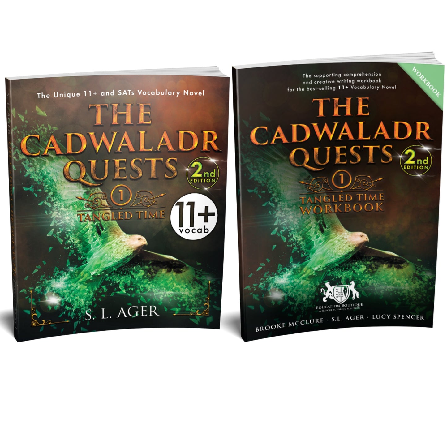 The Cadwaladr Quests: Tangled Time 11+ Vocabulary Novel and Supporting Workbook Bundle